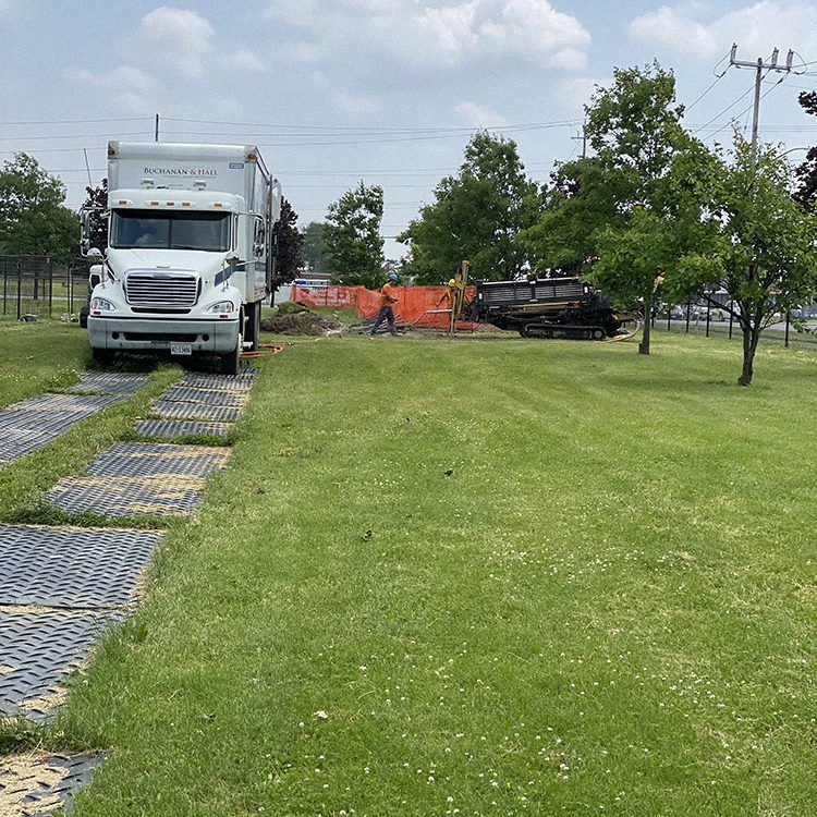 directionally drilled ground loop
